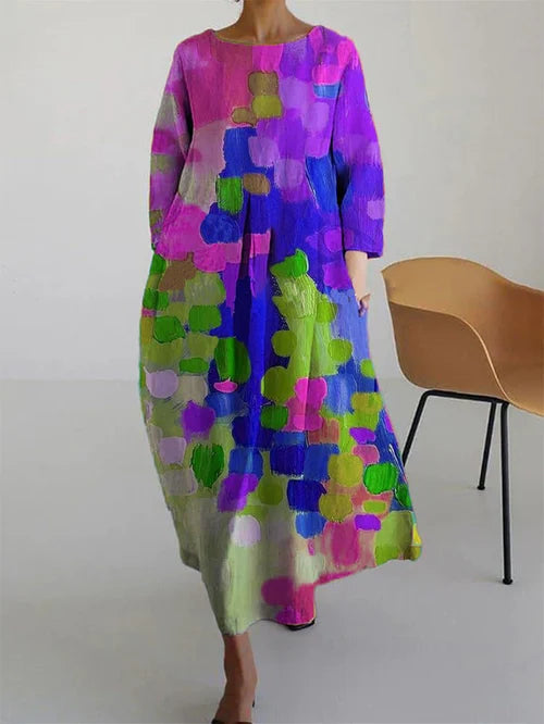 Marisol Floral Dress – Breezy Summer Dress in 100% Cotton with a Romantic Print and an Easy, Comfortable Fit