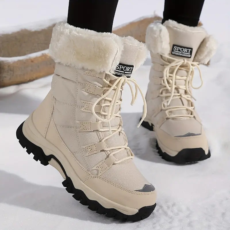 Vivienne Women's Winter Boots – Warm, Waterproof with Faux Fur Lining