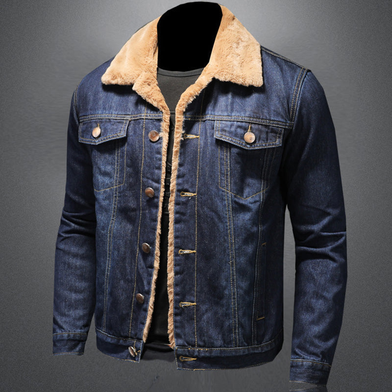 Elliot Men's Denim Jacket – Warm Lined Jean Jacket with Classic Modern Style