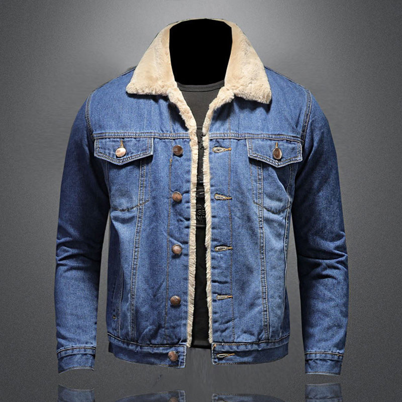 Elliot Men's Denim Jacket – Warm Lined Jean Jacket with Classic Modern Style