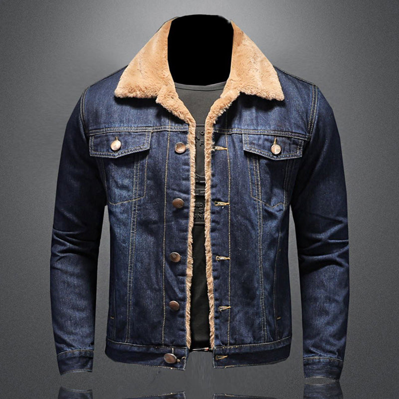Elliot Men's Denim Jacket – Warm Lined Jean Jacket with Classic Modern Style