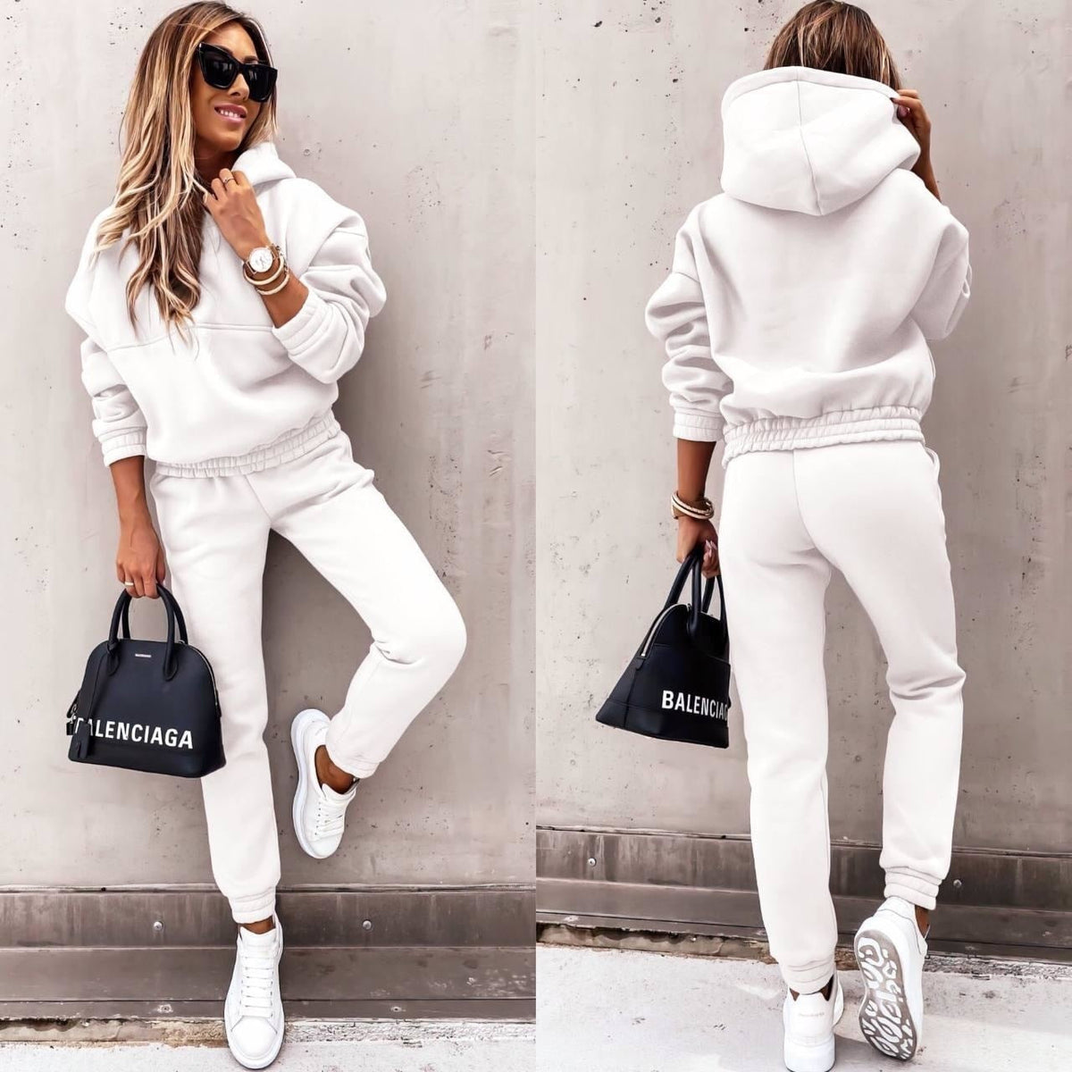 Bianca Women's Jogger Set – Soft Comfort & Modern Style for Everyday Relaxation