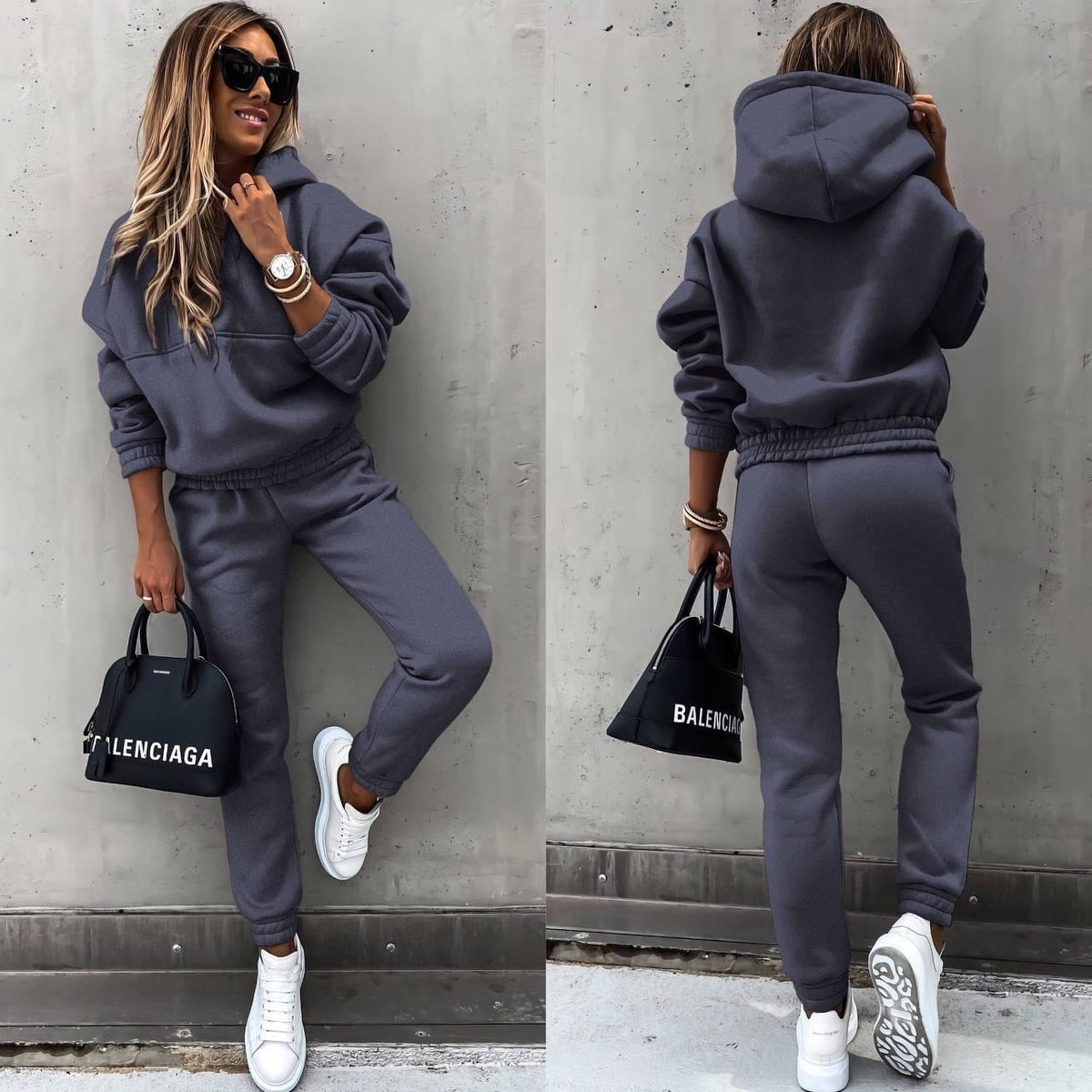 Bianca Women's Jogger Set – Soft Comfort & Modern Style for Everyday Relaxation