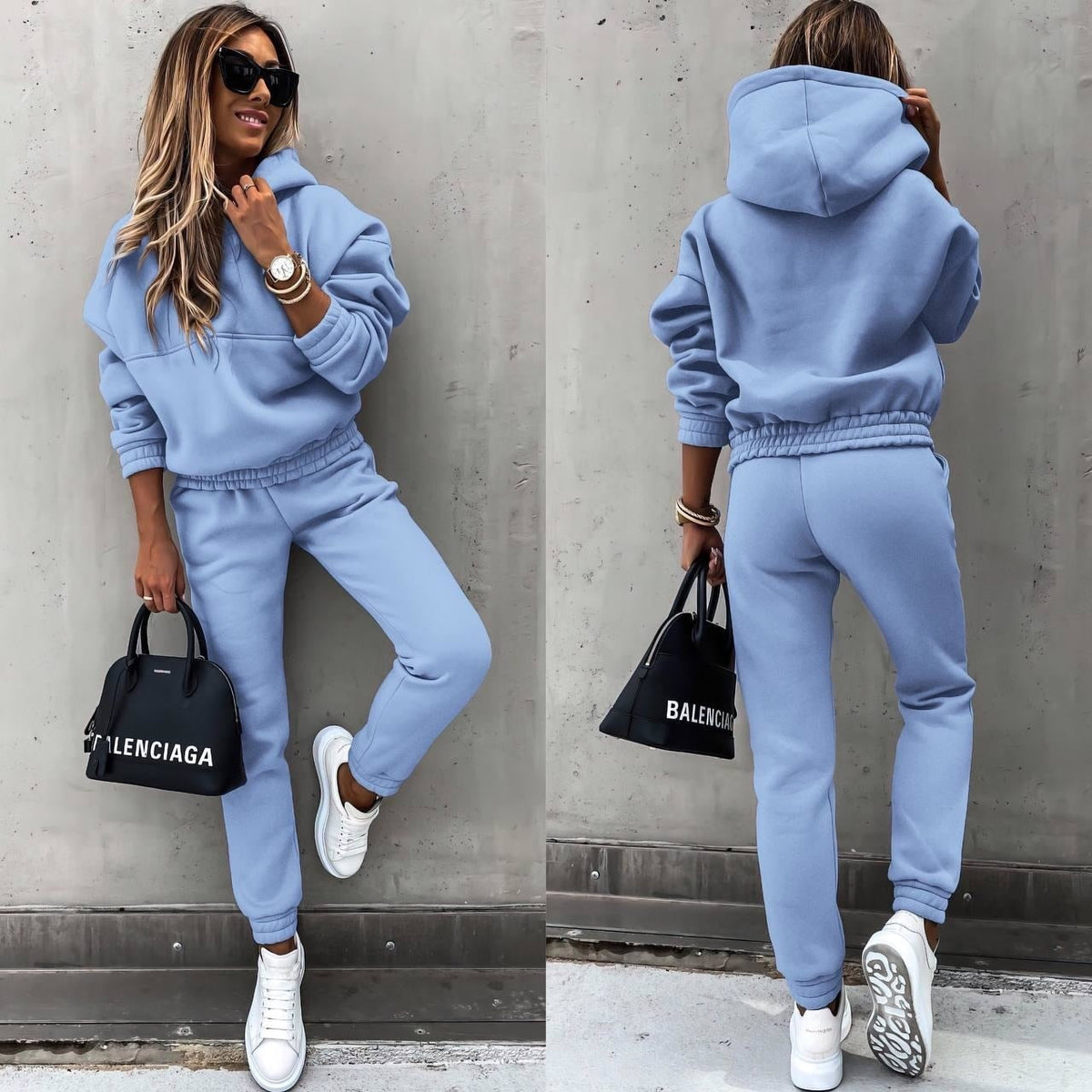 Bianca Women's Jogger Set – Soft Comfort & Modern Style for Everyday Relaxation