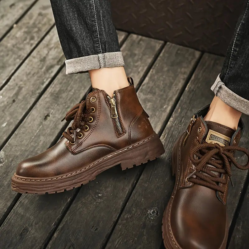 Rowan Waterproof Boots – Rugged Men's Footwear for Hiking and City Adventures