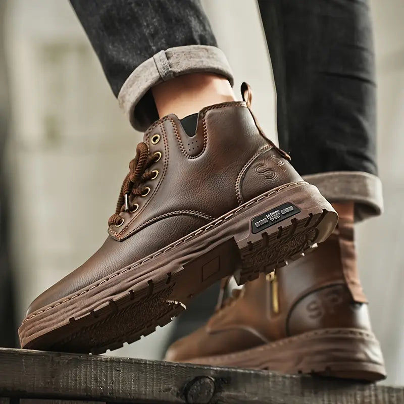 Rowan Waterproof Boots – Rugged Men's Footwear for Hiking and City Adventures