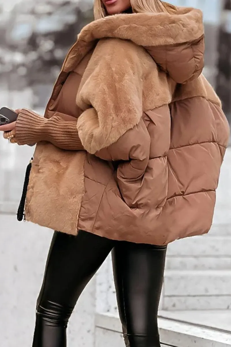 Nadia Women's Winter Jacket – Warm, Comfortable and Trendy Multicolor Design