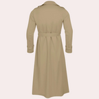 Marcus Men's Trench Coat – Long Water-Resistant Coat with a Classic Cut & Elegant Style