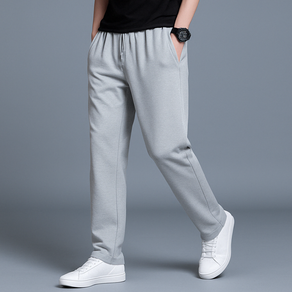 Marcus Men's Sweatpants – Premium Cotton with Adjustable Waistband, Contemporary Fit & Breathable Comfort