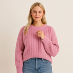 Adele Women's Cashmere Sweater – Soft 100% Cashmere Knit in a Chic, Contemporary Style