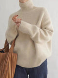 Sasha Women's Sweater – Soft Wool Turtleneck, Elegant Style for a Chic Winter Look
