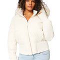 Camille Women's Winter Coat – Warm Jacket with Removable Hood and Chic Fur-Trimmed Collar