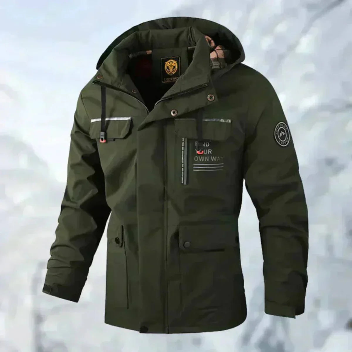 Desmond Men's Jacket – Comfortable Waterproof & Windbreaker Jacket for Fall/Winter