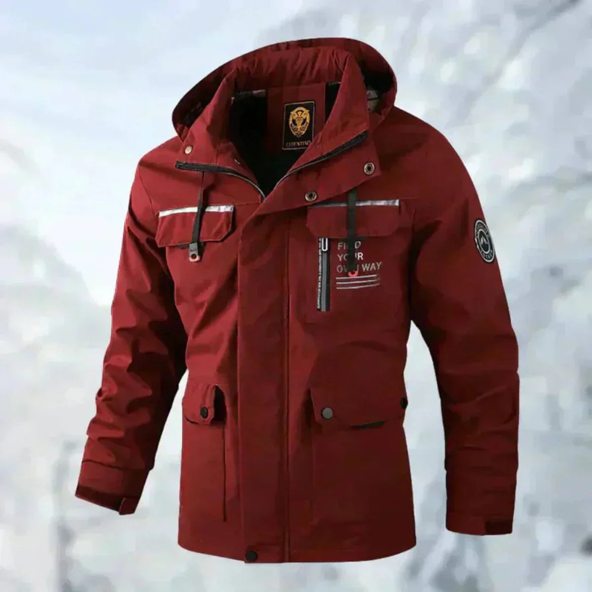 Desmond Men's Jacket – Comfortable Waterproof & Windbreaker Jacket for Fall/Winter