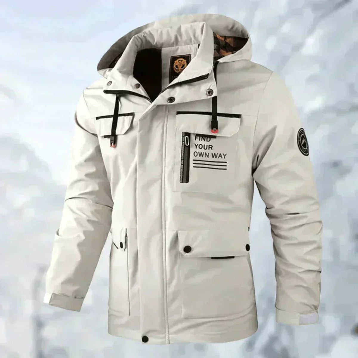 Desmond Men's Jacket – Comfortable Waterproof & Windbreaker Jacket for Fall/Winter