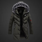 Marcus Men's Winter Coat – Warm Insulation, Water-Repellent Fabric & Adjustable Hood