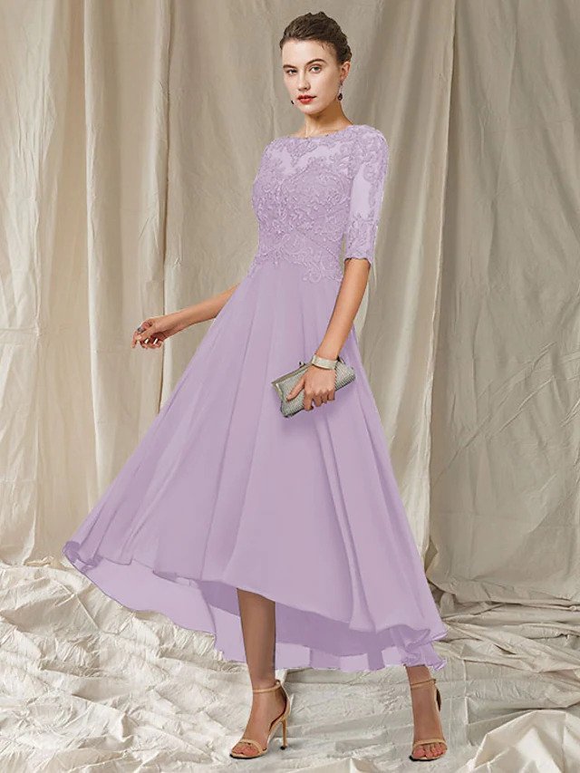 Seraphina Women's Evening Gown – Elegant Long Lace Dress with Flattering Fit for Festive Occasions