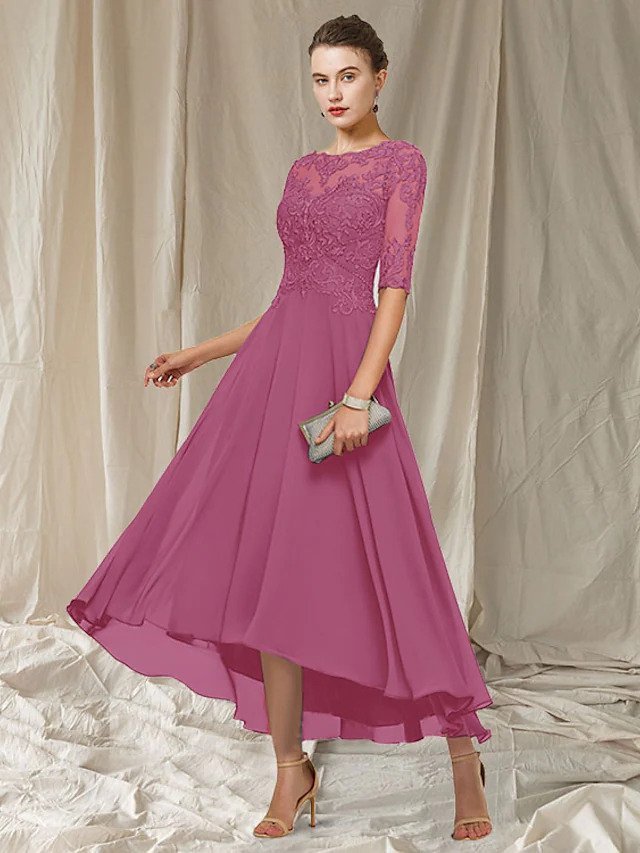 Seraphina Women's Evening Gown – Elegant Long Lace Dress with Flattering Fit for Festive Occasions