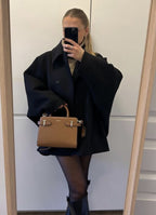 Rosalind Women's Coat – Elegant, Comfortable Oversized Wool Coat for Winter