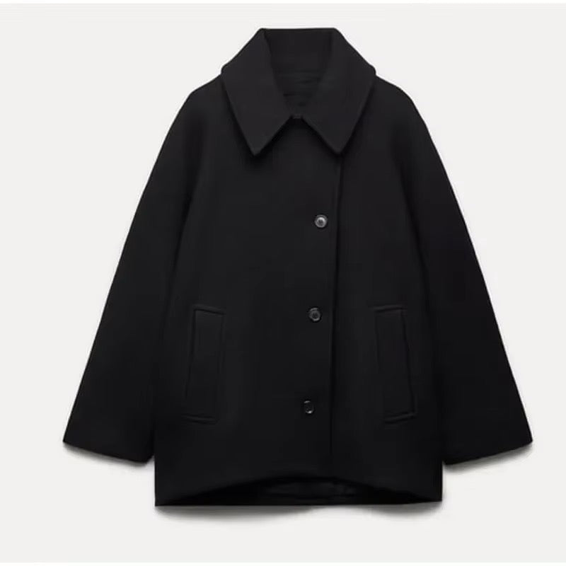 Rosalind Women's Coat – Elegant, Comfortable Oversized Wool Coat for Winter