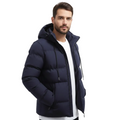 Felix Men's Waterproof Winter Parka – Quilted Puffer Design, Hood & Maximum Warmth