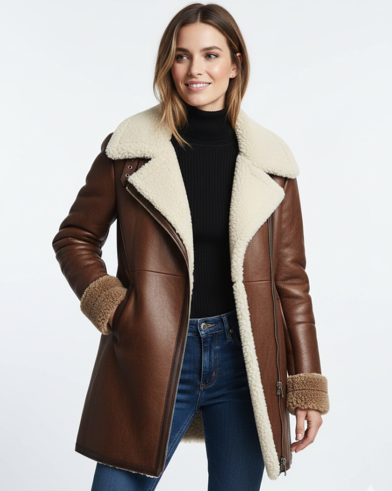 Elise Women's Elegant Winter Coat – A Warm, Modern Jacket Built for Everyday Wear