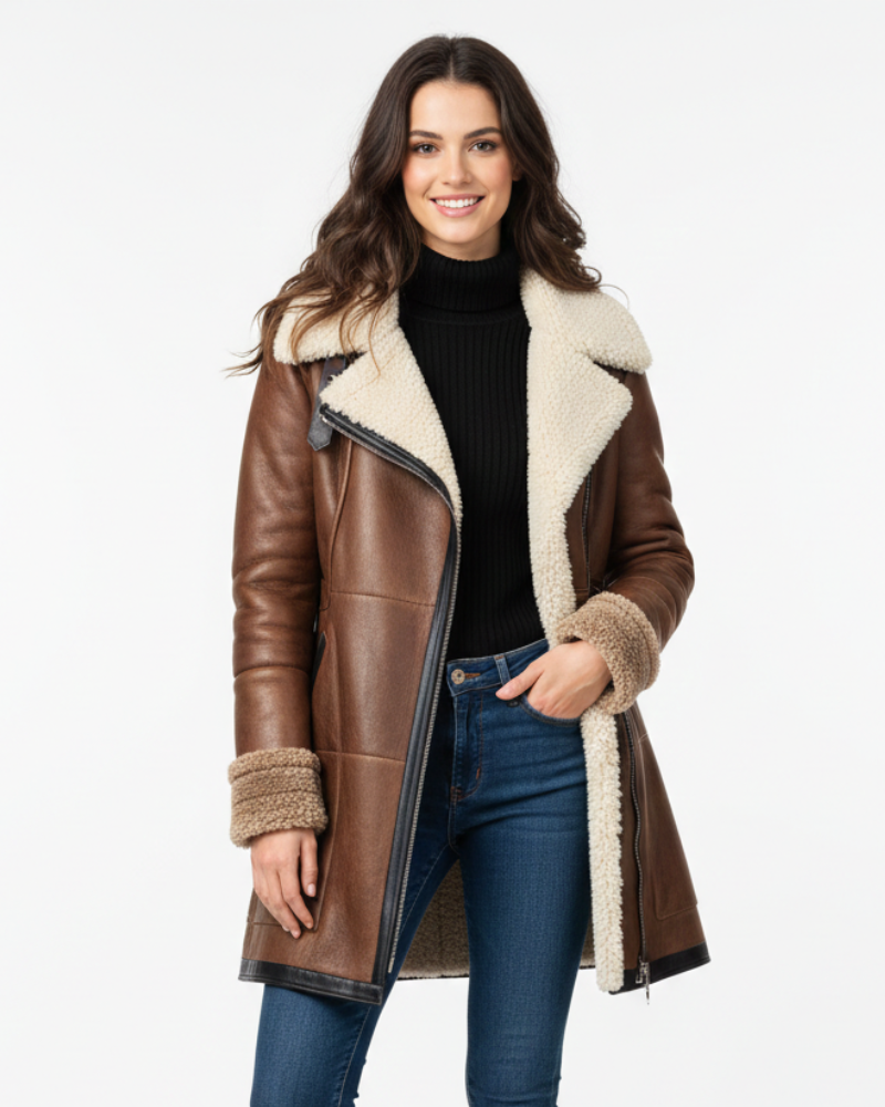 Elise Women's Elegant Winter Coat – A Warm, Modern Jacket Built for Everyday Wear