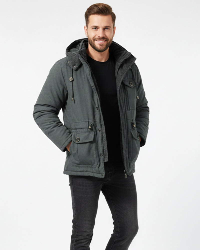 Marcus Waterproof Winter Jacket – Warm Breathable Coat with Fleece Lining & Hood