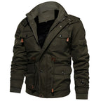 Grant Men's Military Jacket – Waterproof Coat with Fleece Lining & Adjustable Waist
