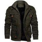 Grant Men's Military Jacket – Waterproof Coat with Fleece Lining & Adjustable Waist
