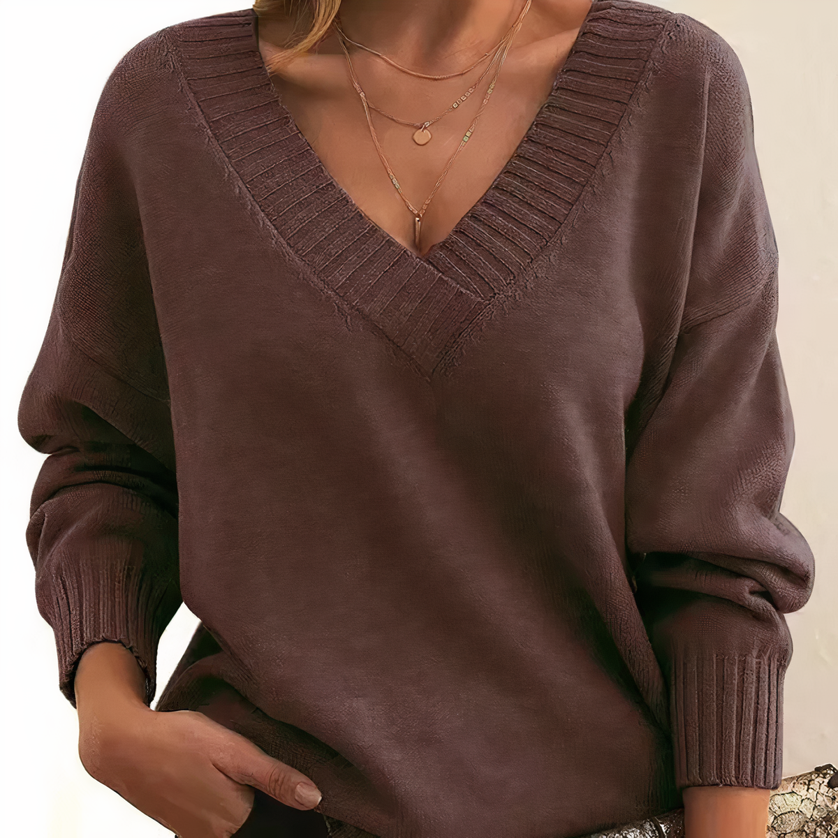 Marielle Women's V-Neck Cashmere Sweater – 100% Premium Cashmere in a Soft, Warm, Timeless Fit