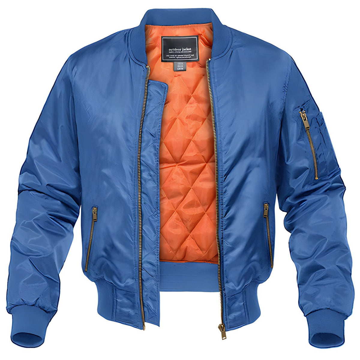 Gideon Men's Aviator Jacket – Elegant, Comfortable Pilot-Style Bomber, Timeless Look