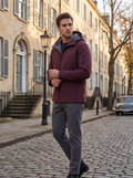 Daniel Men's Waterproof Softshell Jacket – Fleece Lined, Hooded & 5 Pockets