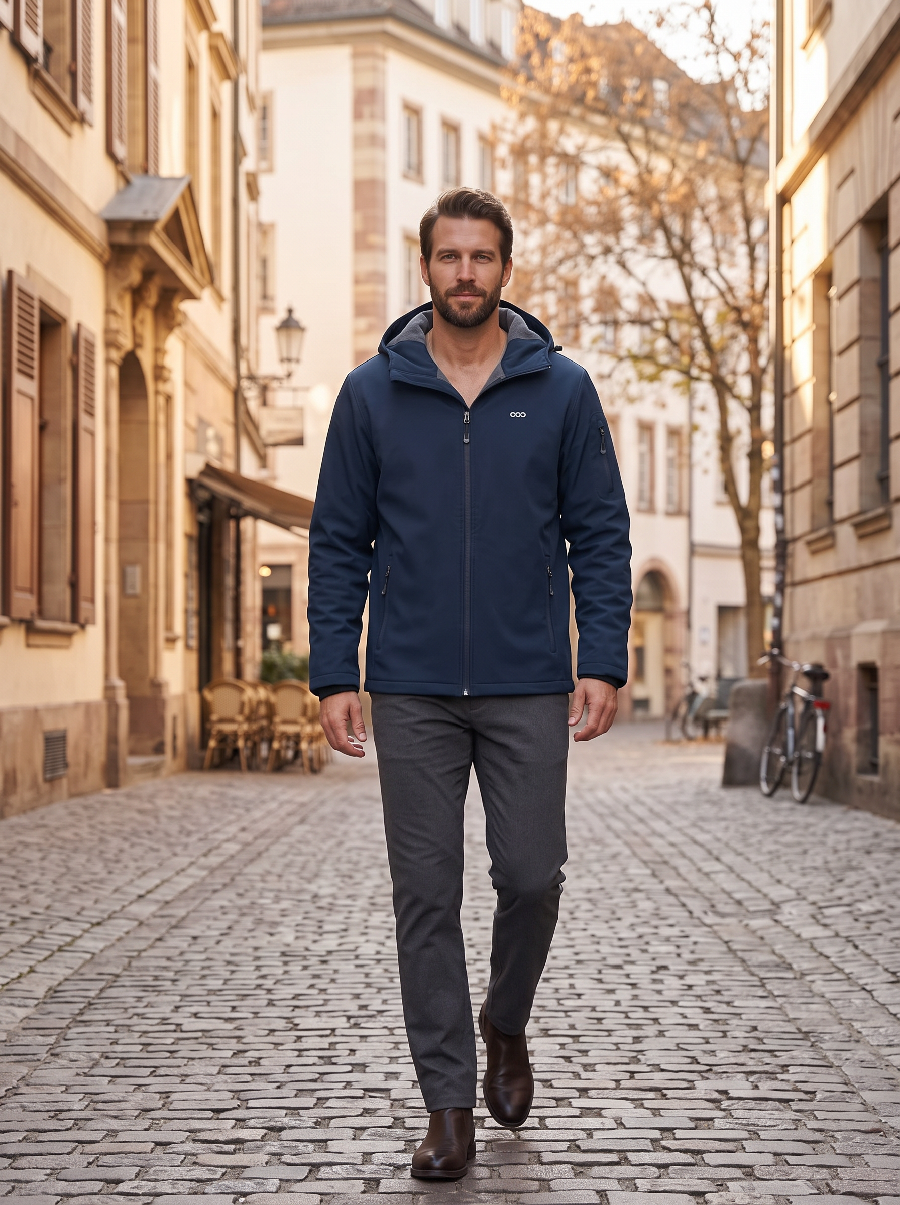 Daniel Men's Waterproof Softshell Jacket – Fleece Lined, Hooded & 5 Pockets