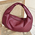 Willow Braided Handbag for Women – Chic Vegan-Leather Design with Spacious Interior and Zip Fastening