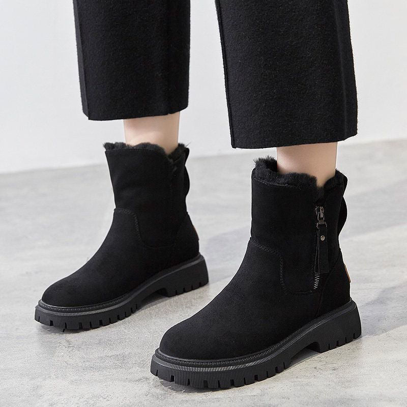 Adeline Women's Winter Boots – Warm Soft-Suede Boots with Cozy Lining & Non-Slip Sole