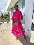 Aurora Elegant Women's Dress – Lace Dress with Long Sleeves for a Chic Night Out
