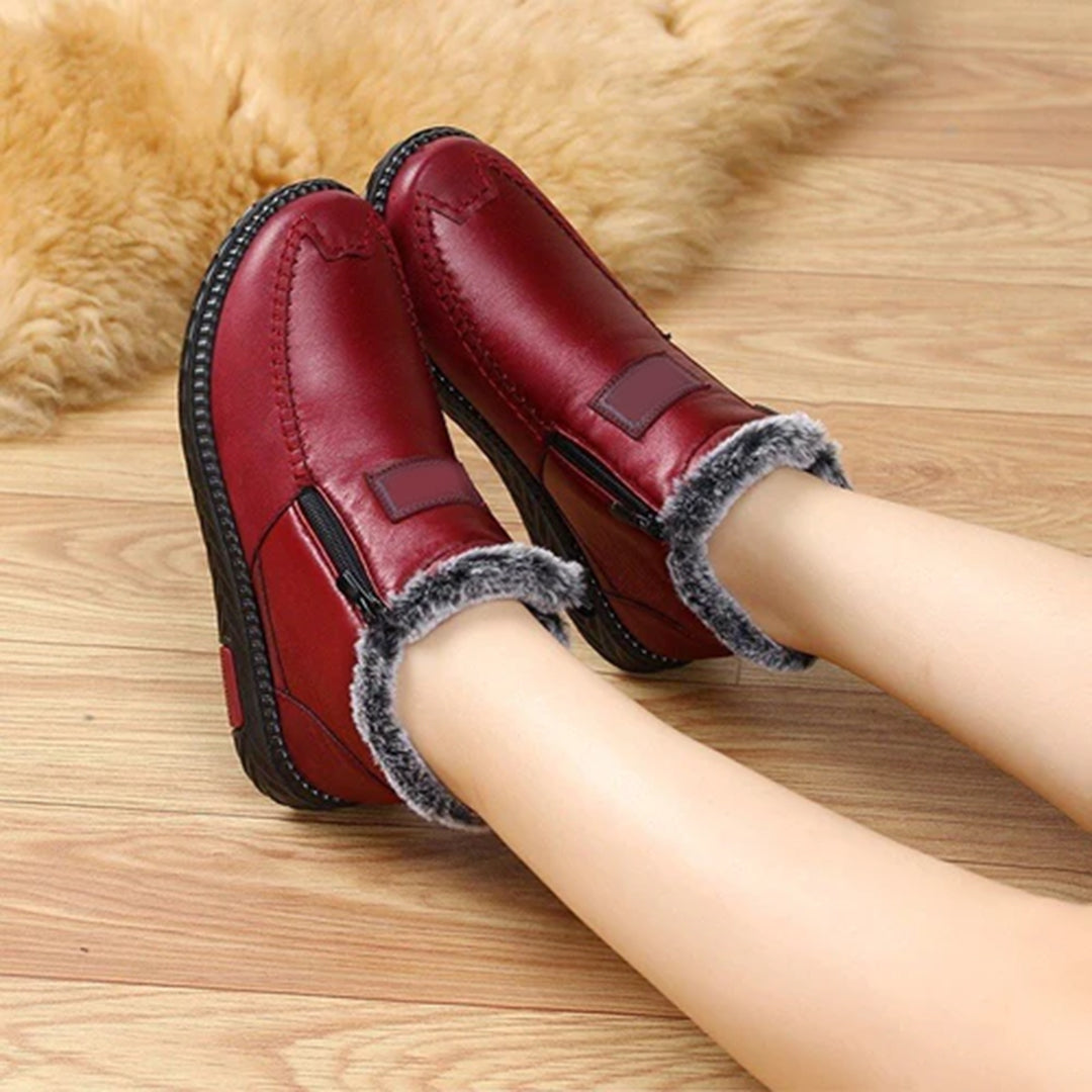 Vivian Women's Winter Boots – Cozy Fur Lining, Thermal Warmth & Non-Slip Sole