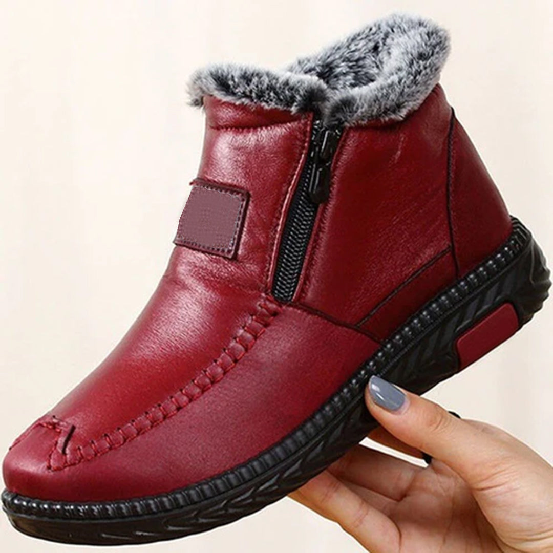 Vivian Women's Winter Boots – Cozy Fur Lining, Thermal Warmth & Non-Slip Sole