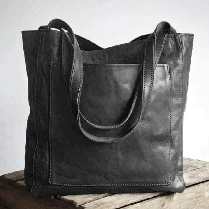 Josephine Women's Tote – A Spacious Genuine-Leather Bag with Smart Compartments & Long Straps