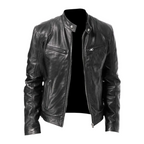 Marcus Men's Leather Jacket – Sleek & Long-Lasting Bomber with a Modern, Comfortable Style