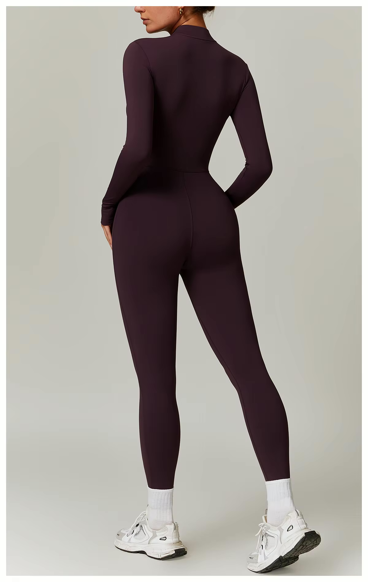 Maren Women's Winter Onesie – Cozy Fleece-Lined Jumpsuit with Stretch Fabric and Adjustable Neckline