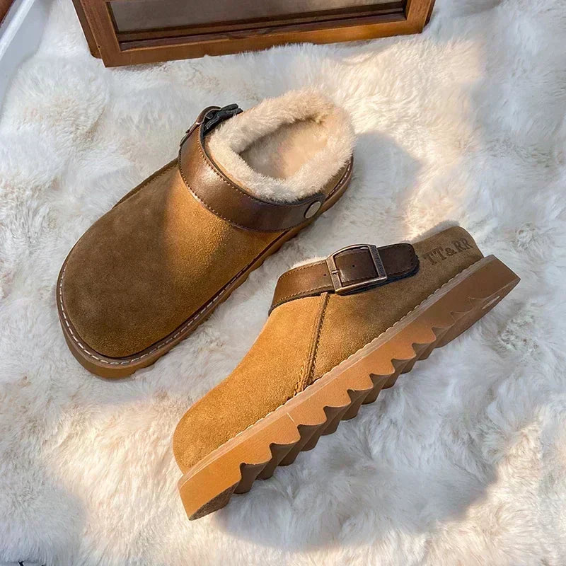 Marisol Women's Warm Clogs – Lightweight Winter Comfort with Cozy Lining & Casual Style