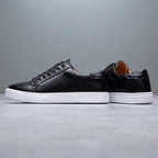 Marco Men's Leather Sneakers – Sleek Genuine Leather Sneakers with a Cushioned Sole and Timeless Design