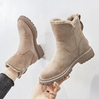 Adeline Women's Winter Boots – Warm Soft-Suede Boots with Cozy Lining & Non-Slip Sole