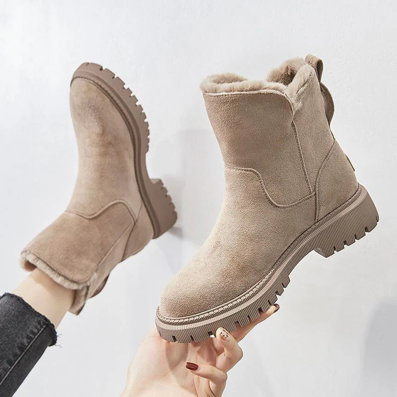 Adeline Women's Winter Boots – Warm Soft-Suede Boots with Cozy Lining & Non-Slip Sole