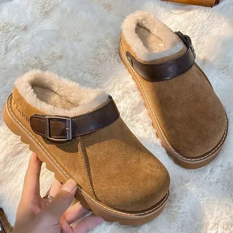 Marisol Women's Warm Clogs – Lightweight Winter Comfort with Cozy Lining & Casual Style