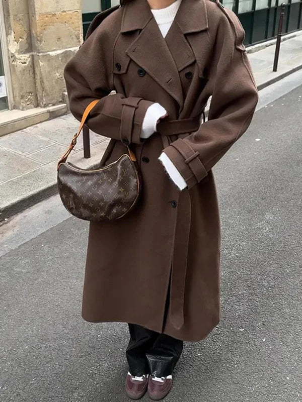 Genevieve Women's Wool Coat – Elegant, Warm Coat with a Timeless Winter Style