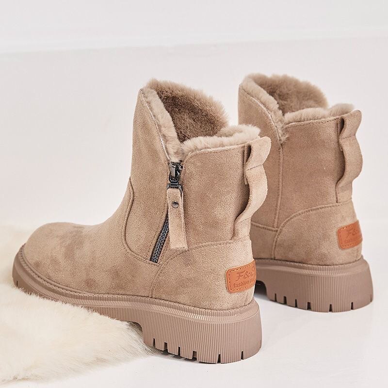 Adeline Women's Winter Boots – Warm Soft-Suede Boots with Cozy Lining & Non-Slip Sole