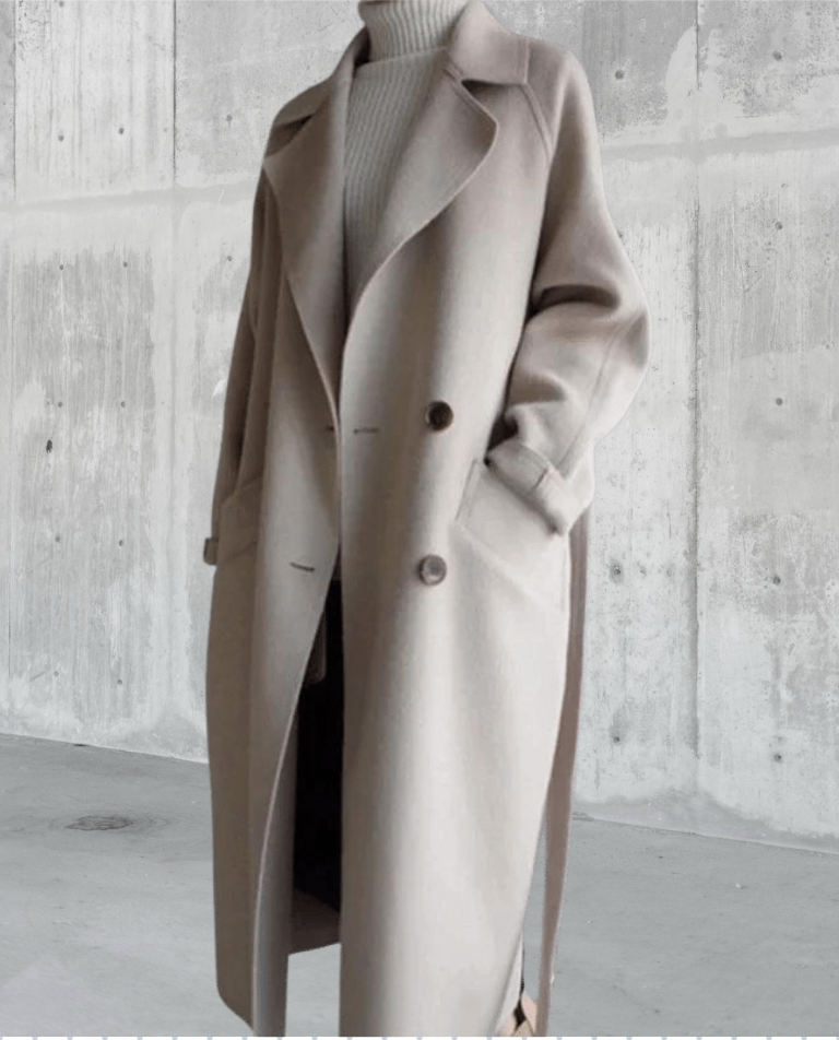 Charlotte Women's Long Wool Coat – Stylish & Cozy Timeless Winter Coat